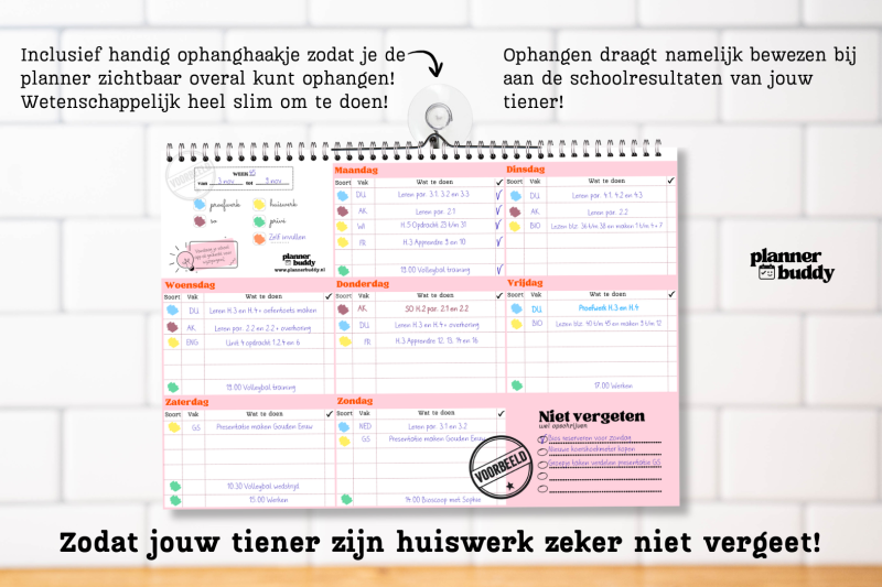 PlannerBuddy Roze - Afbeelding 4