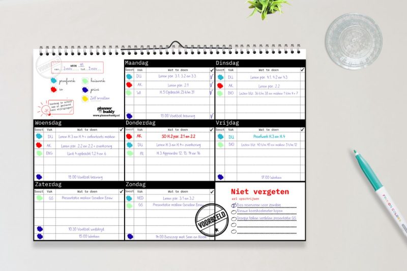 PlannerBuddy Rood - Afbeelding 4