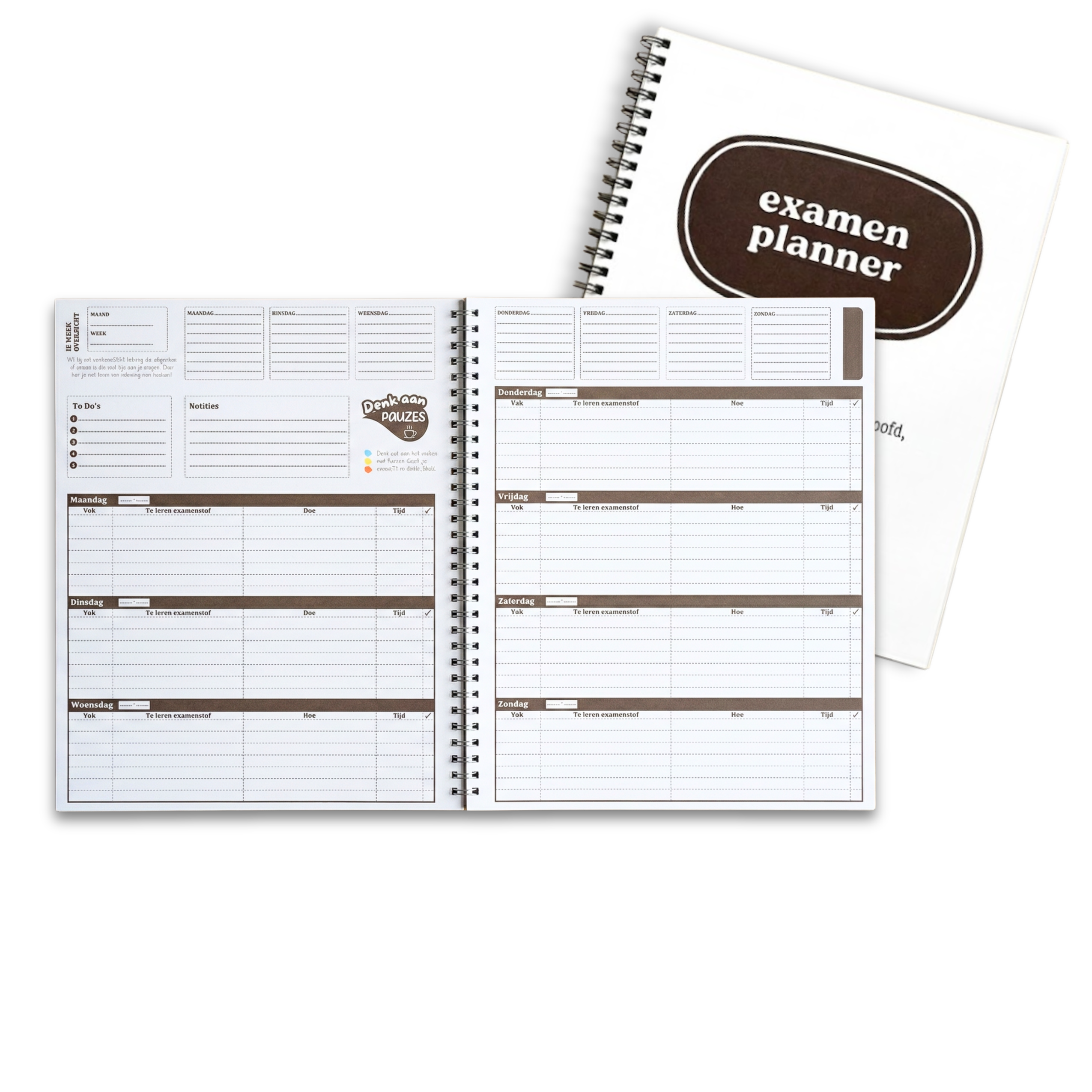 Examenplanner high res Examenplanner studieplanner plannerbuddy